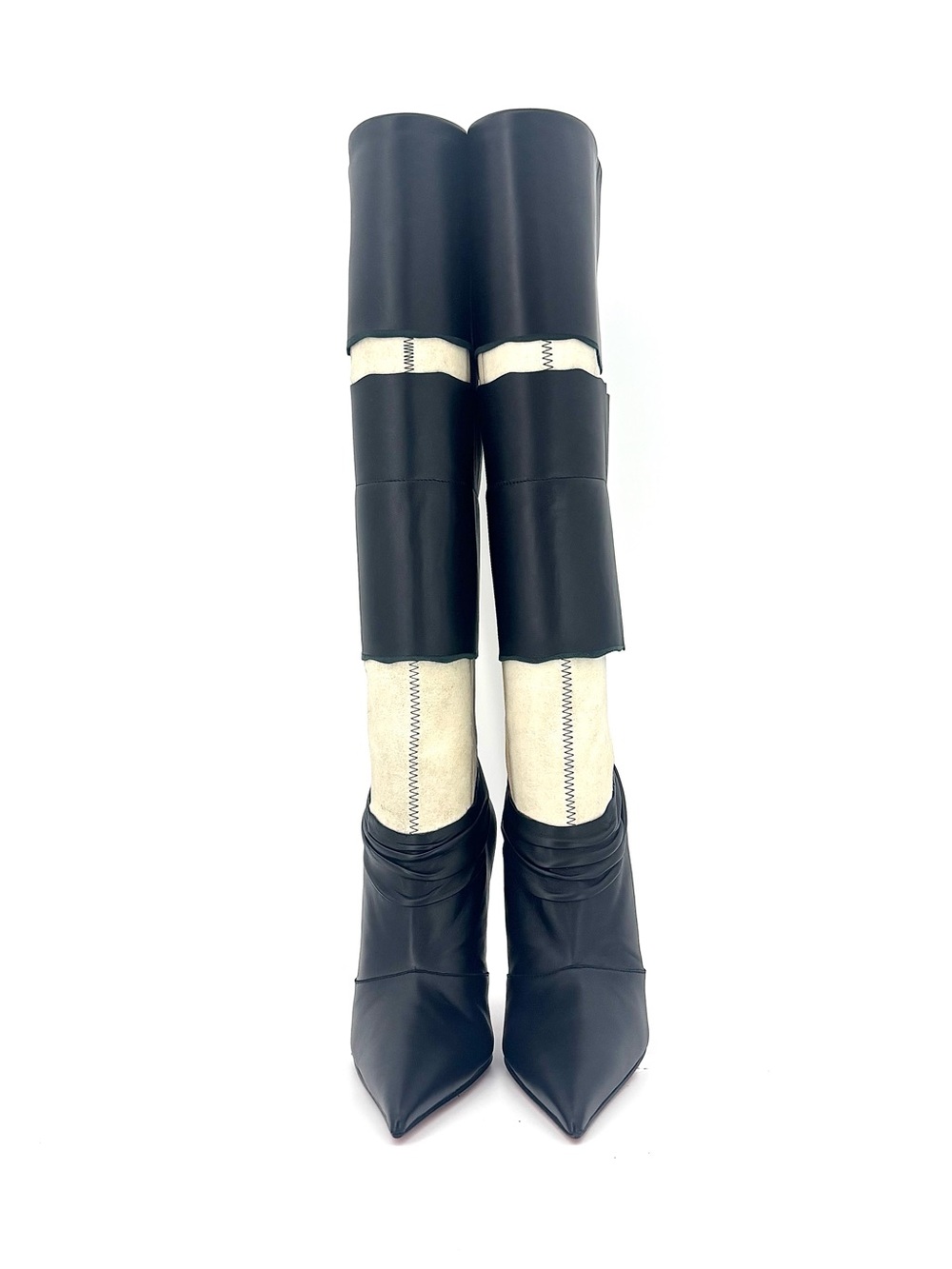 Christian Louboutin x Maison Margiela Xrismarteen 100 Knee High Boots 36 - Picture 3 of 12